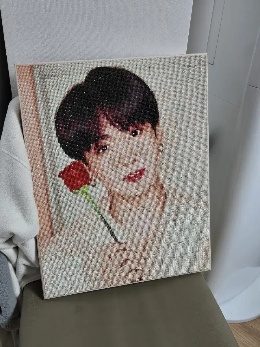 방탄소년단 정국 보석십자수 완성품